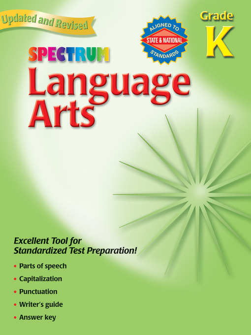 Cover image for Language Arts, Grade K